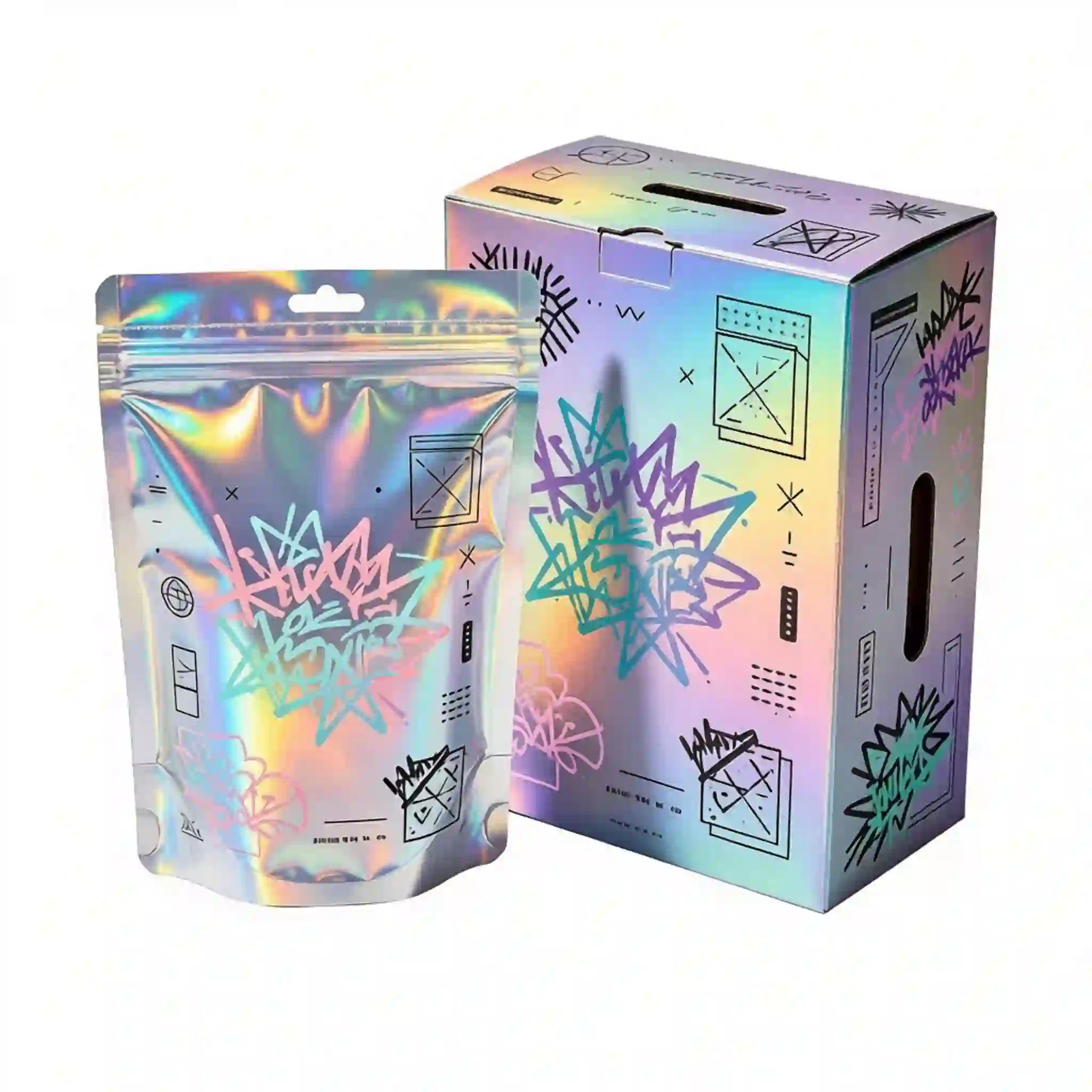 Custom bag and box combo cannabis coffee packaging system for premium branding and retail packaging solutions