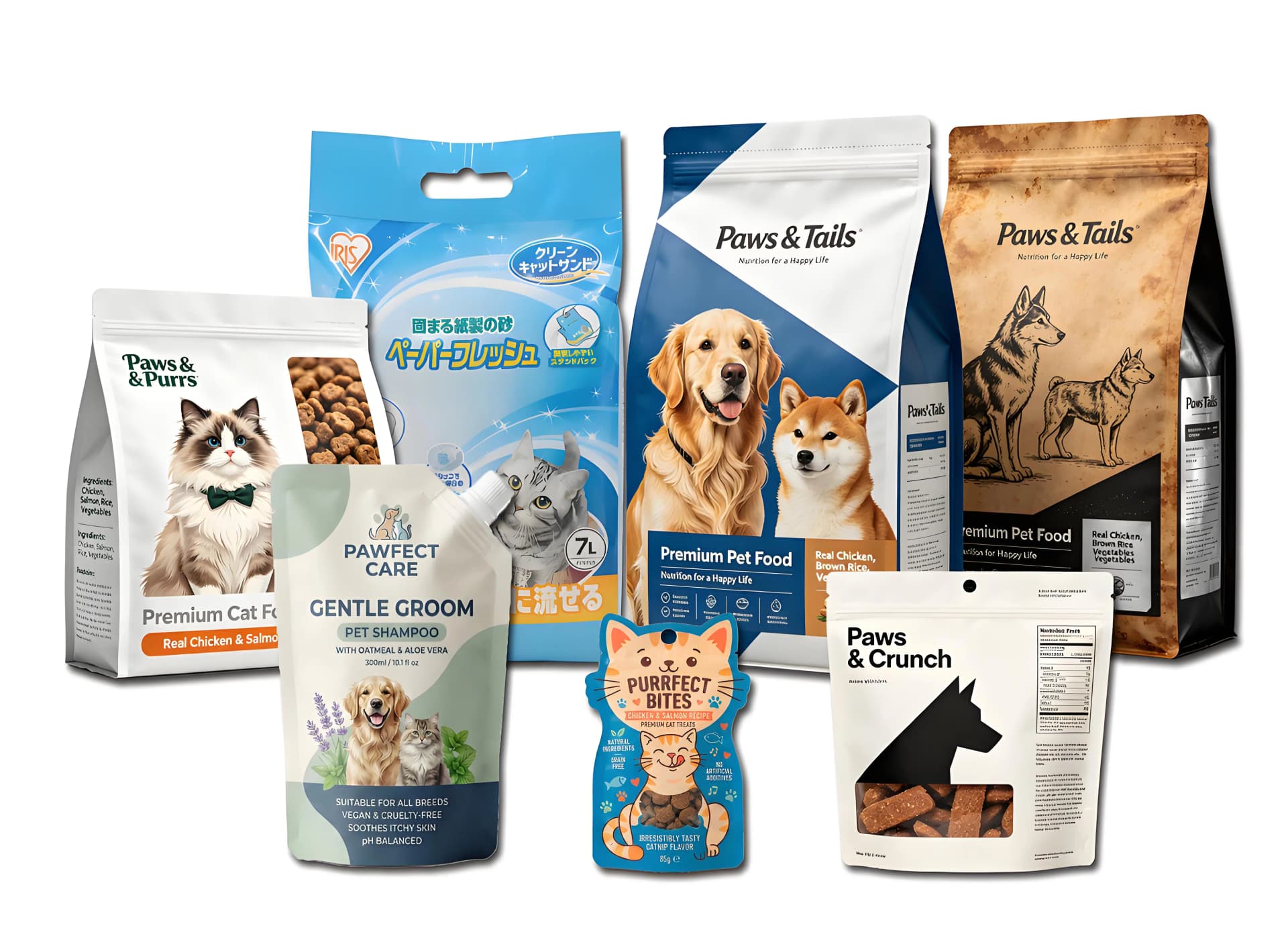 Sustainable and high-barrier custom pet packaging solutions for global pet food and treat brands by Yihaipack