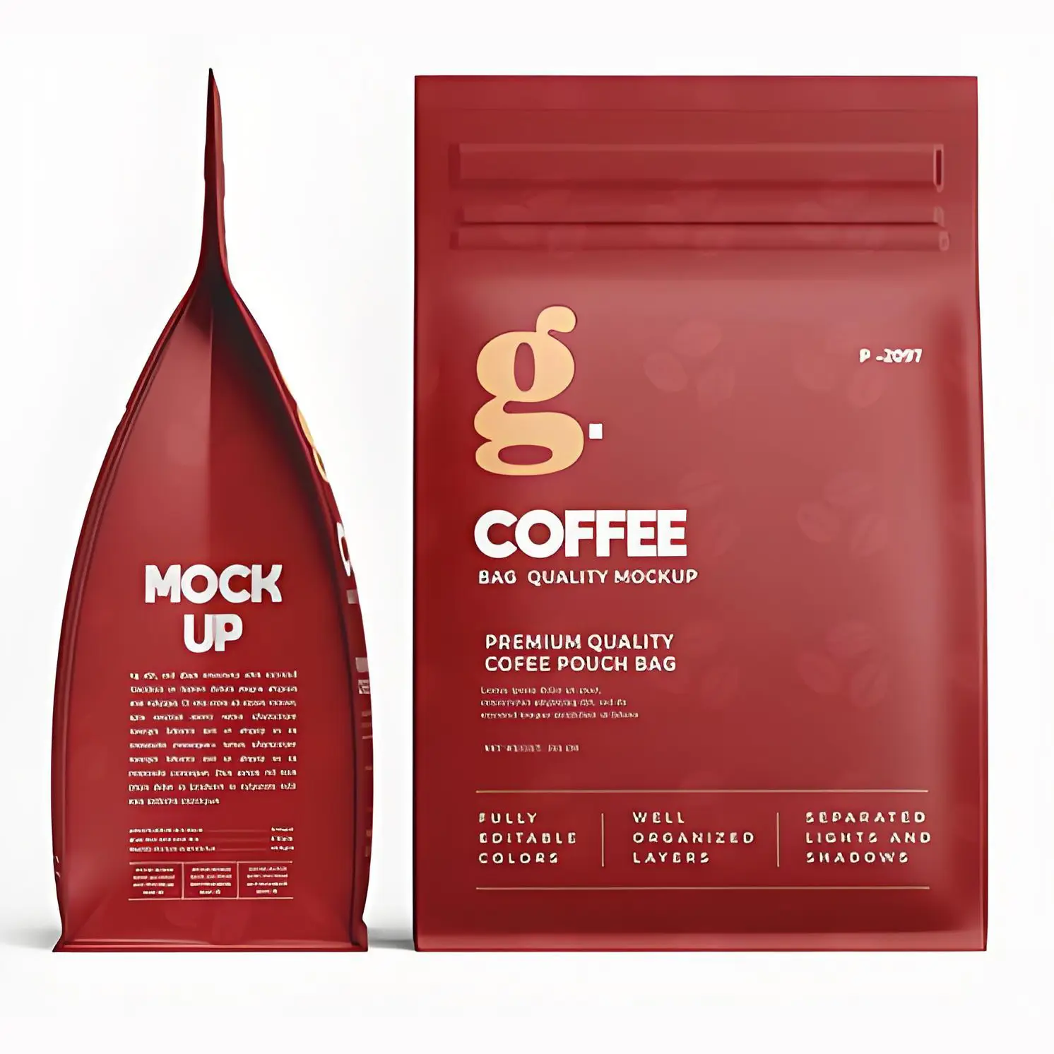 Premium flat bottom coffee bags for specialty coffee brands with high barrier and stable shelf display