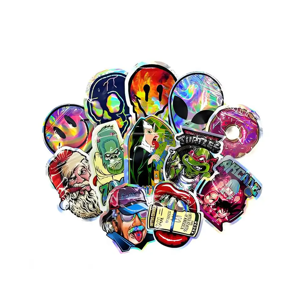 Custom special shaped bag die cut packaging format for creative branding and unique product packaging